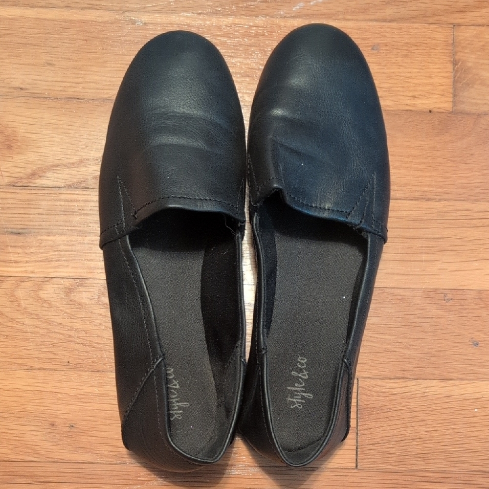 Style & Co. Women's Black Flats